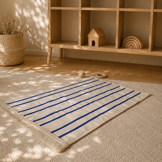 Montessori paklājiņš koka burtiem (55 × 85 cm)